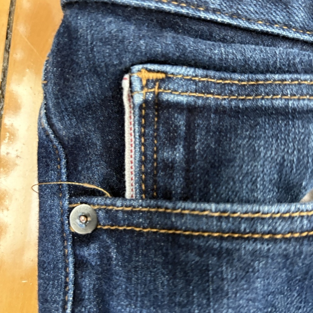 Hiroshi Kato The Needle Skinny Jeans Mens 30x30 Blue Selvedge Made In USA READ - Picture 5 of 16